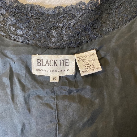 Black Tie Beaded Sequins Evening Jacket 6 - Picture 5 of 5